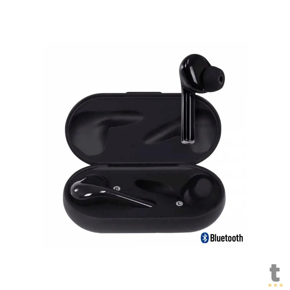 Fone De Ouvido Bluetooth Vinik W1 Touch Preto C/ Estojo Carregador - 35134 Truedata